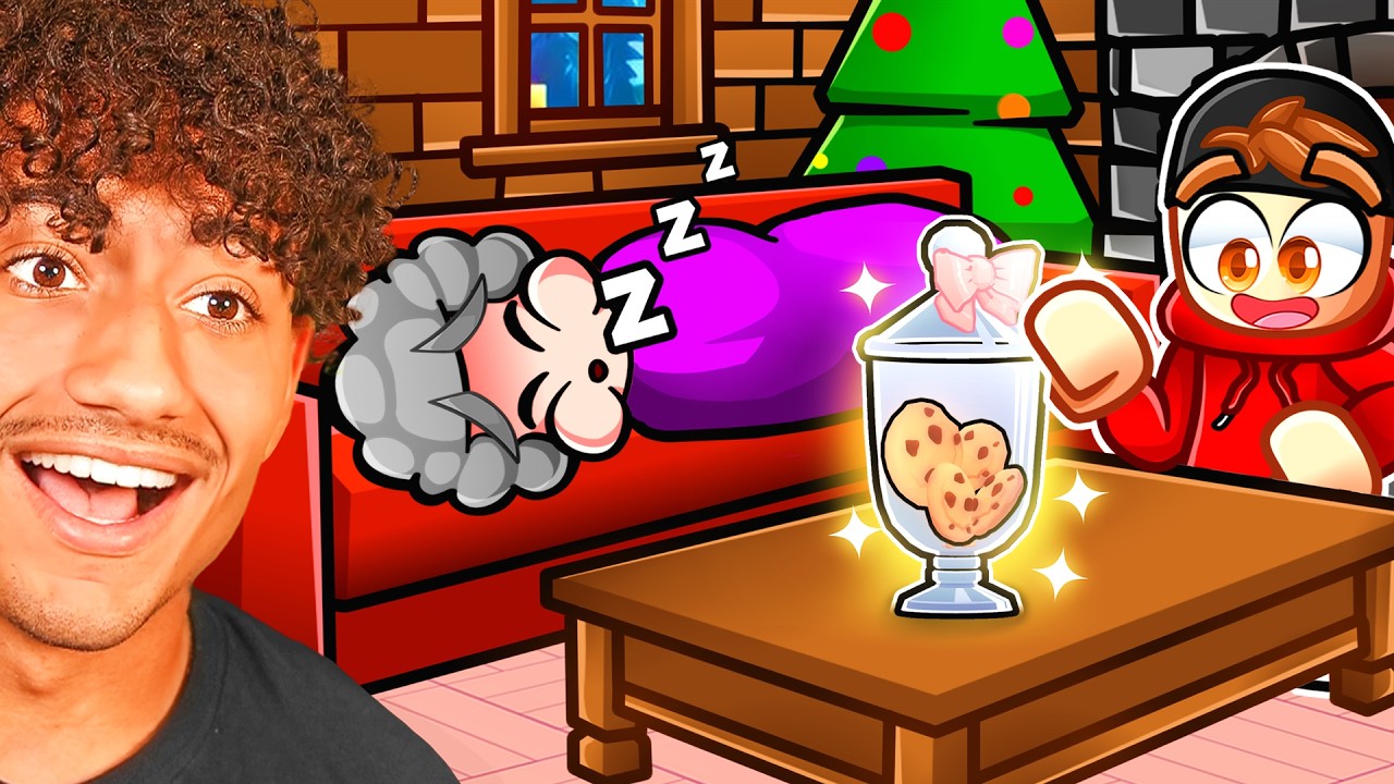 STEALING COOKIES FROM OUR EVIL GRANDMA IN ROBLOX!