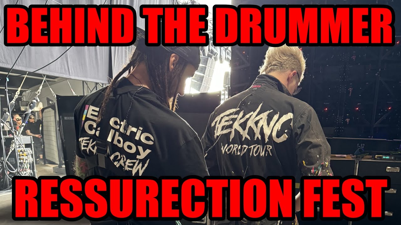Behind the Drummer | Drumtech POV | Ressurection Fest | Electric Callboy Europe Festivals 2024