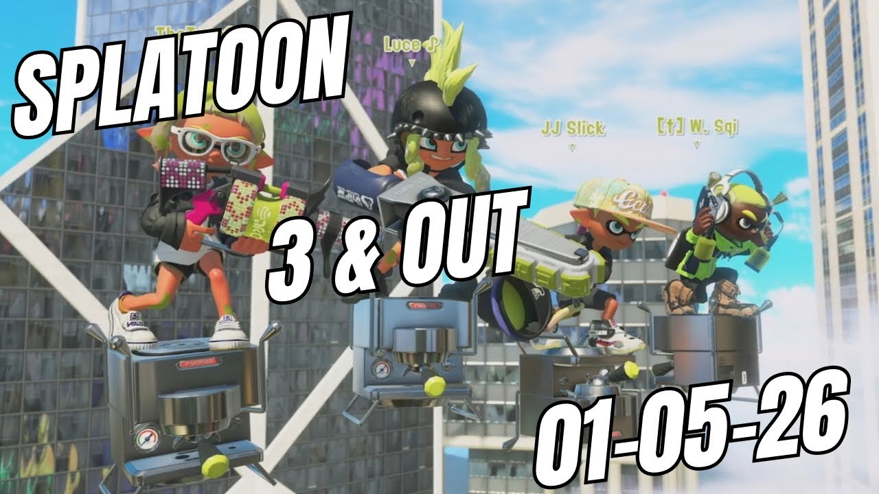 Oops, All Buckets! Splatoon 3 Gameplay, 3 & Out Session 01-05-26