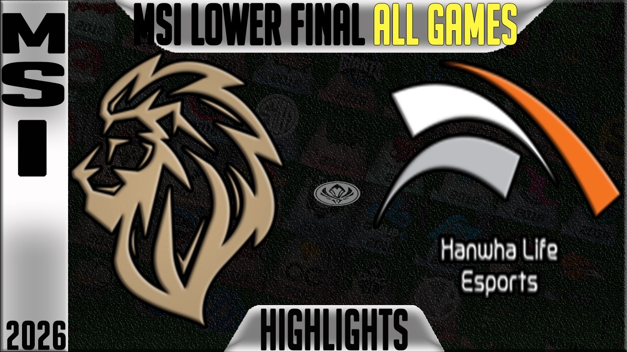 LYON vs HLE Highlights ALL GAMES | MSI 2026 Lower Final Day 8 | LYON vs Hanwha Life Esports