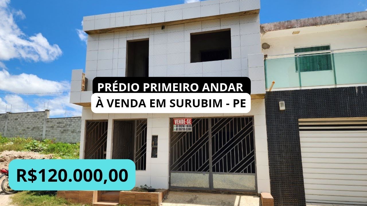 Prédio Primeiro Andar À Venda em Surubim Pernambuco Por R$120.000,00 