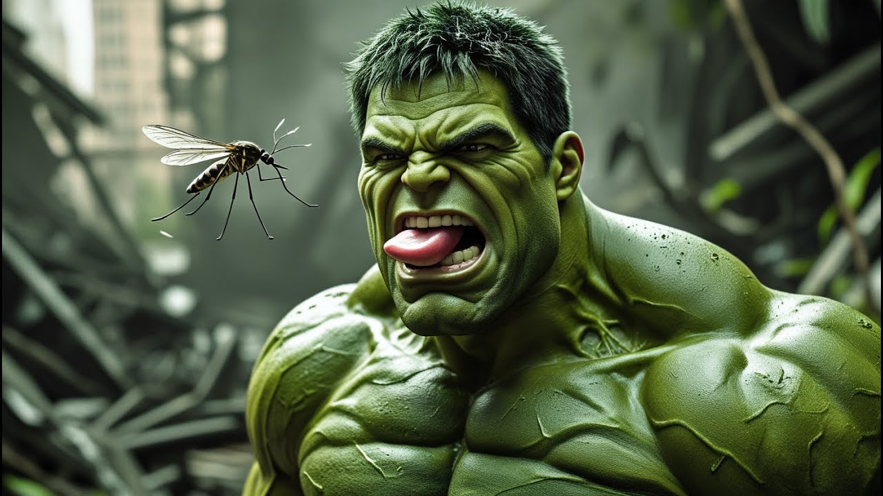 Hulk vs. Mosquito: The Ultimate Struggle!