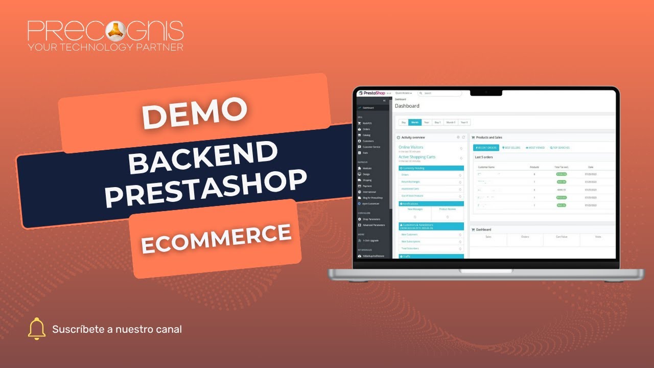 Cómo gestionar tu tienda online con PrestaShop 8.1.5: Guía backend completa paso a paso | Precognis