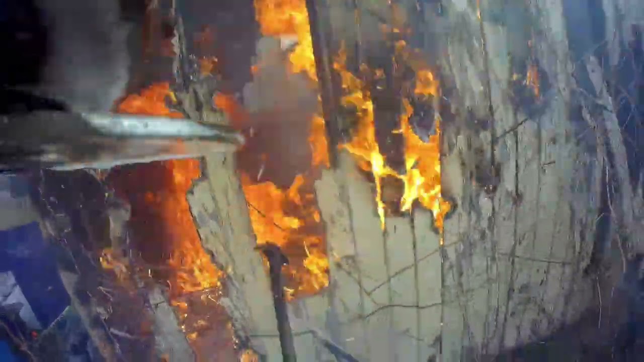 Shed fire | Harrington DE | Layout POV | Helmet cam video 