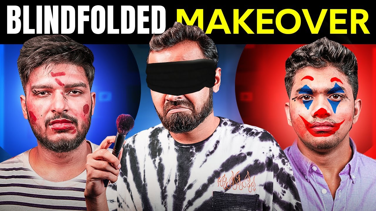 BLINDFOLD MAKEUP CHALLENGE FT.S8UL CREATORS !!