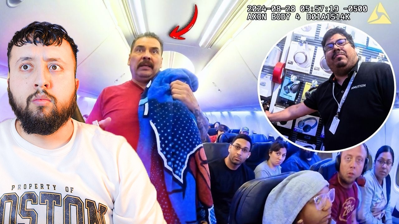 القبض على ســارق داخل الطائرة - فــضيحة بالصوت و الصورة 😱😨