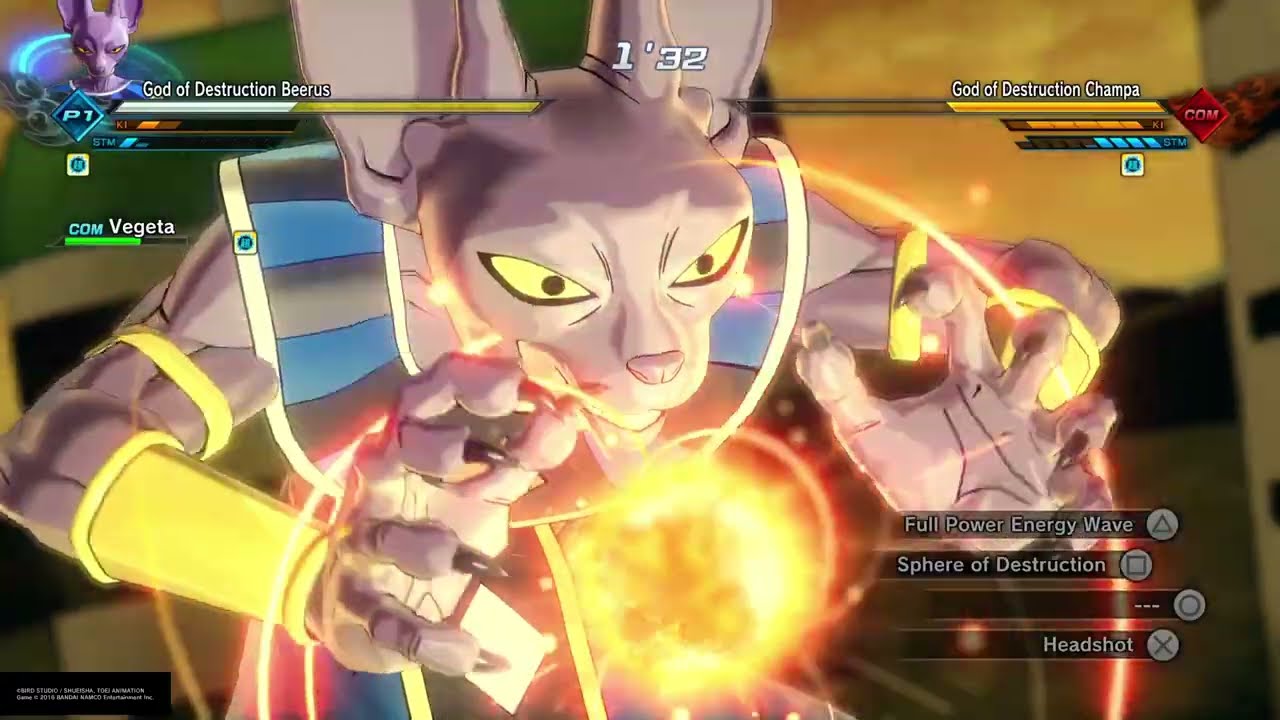 DRAGON BALL XENOVERSE 2 Beerus VS champa  2 vs 2
