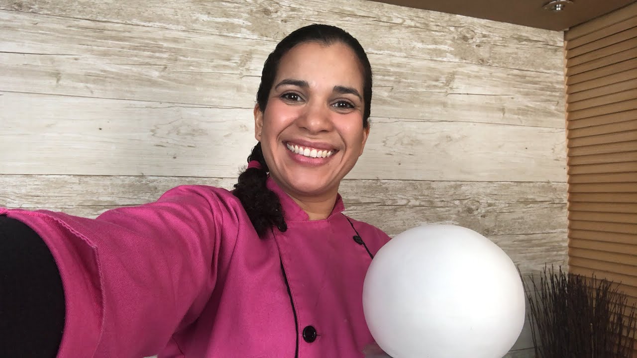 EN VIVO - Cómo cubrir una Torta esférica con Fondant 😱. PELOTA EN FONDANT