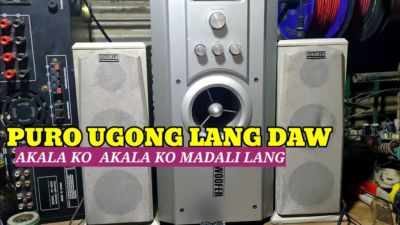 Subwoofer speaker ,Ugong lang ayaw gumana , DISTORTED? sira kaya Ang ic?