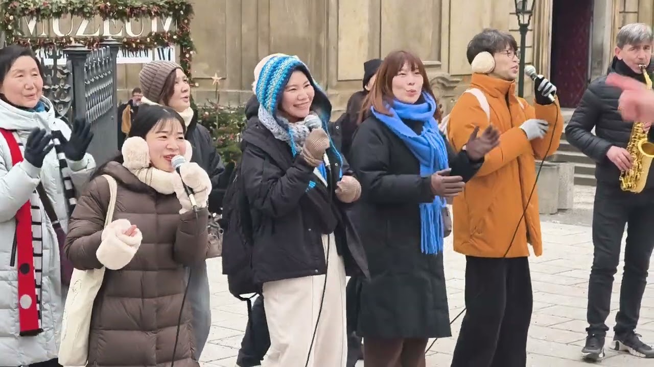 Gospel at the Charles Bridge Prague #tlea 