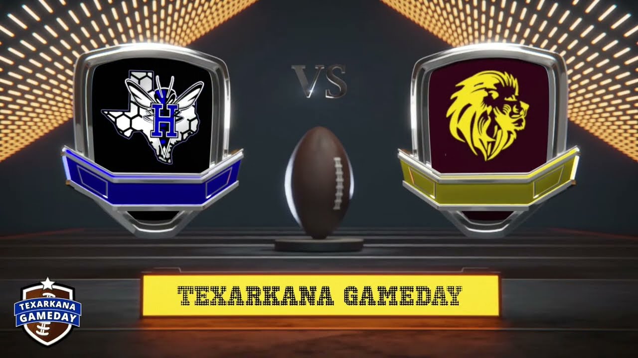 Hooks Hornets vs New Boston Lions Football LIVE on Texarkana Gameday