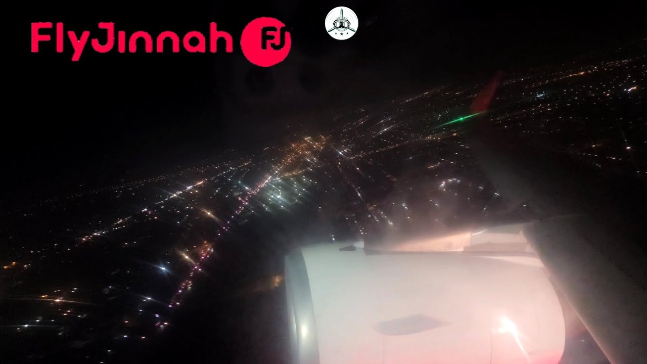Fly Jinnah 9P 843 | Lahore to Karachi Full Flight