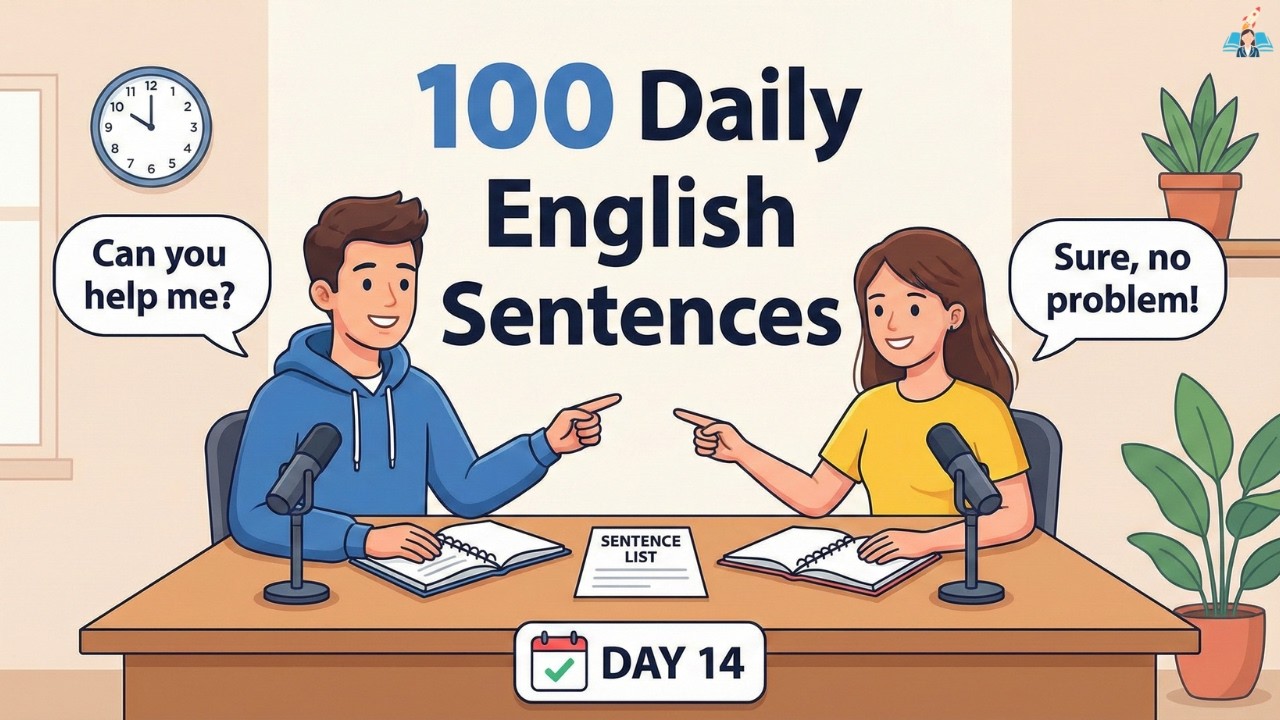 100 English Sentences You Can Use Every Day | Day 14
