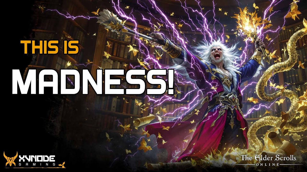 ESO - The CRAZIEST way to play the Infinite Archive on a One Bar Necromancer build!