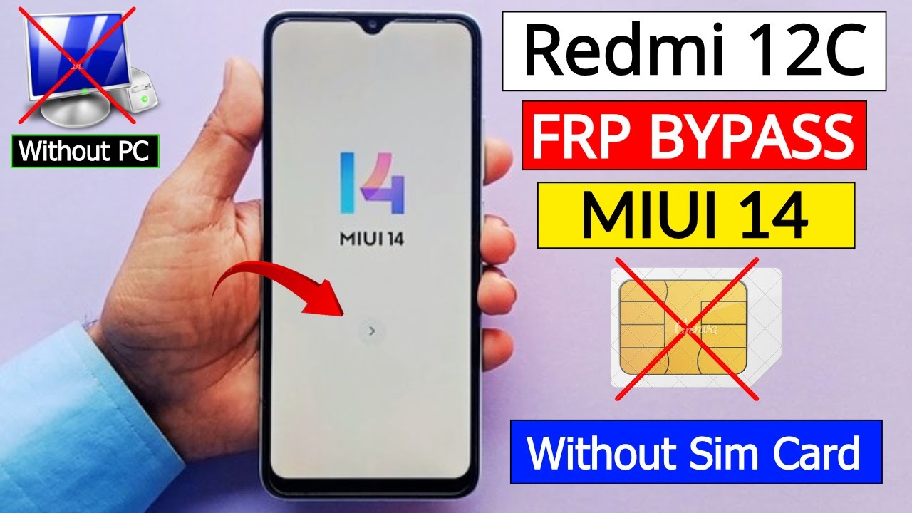 Redmi 12c Frp Bypass MIUI 14 Without Sim | Talkback Not Working | Without Pc - 2026