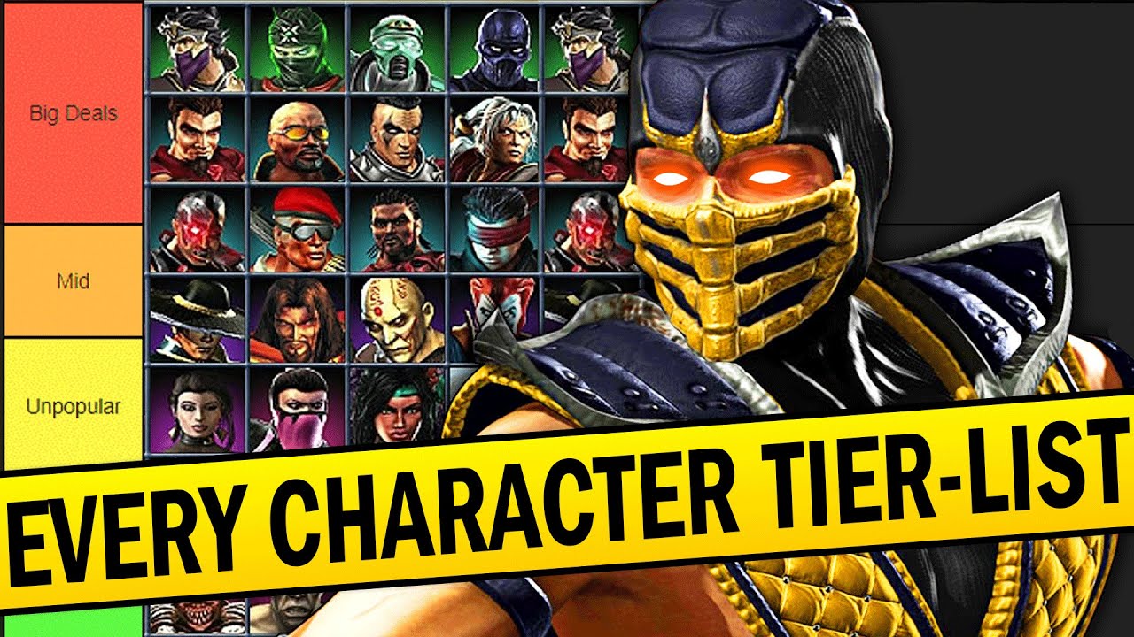 Ranking EVERY Mortal Kombat Character Ever Made!