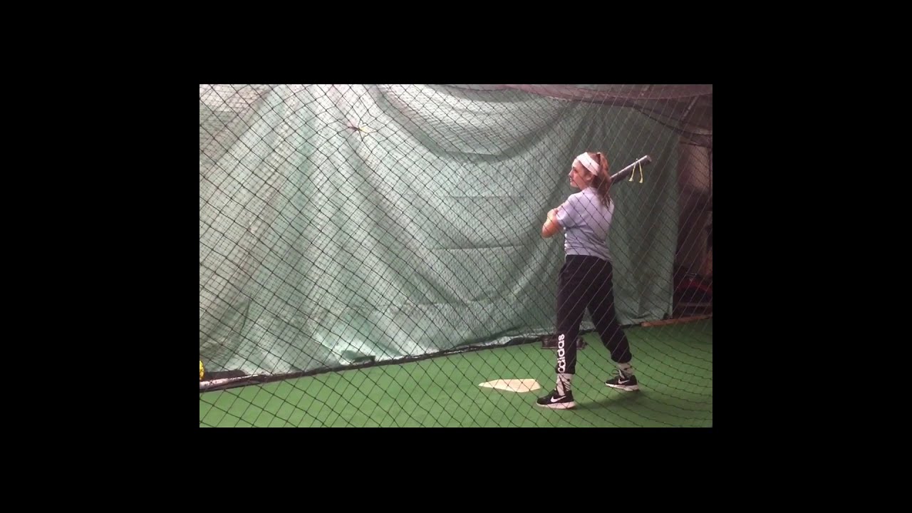 Working hard.  Hitting with Mark Grams 10/21/19