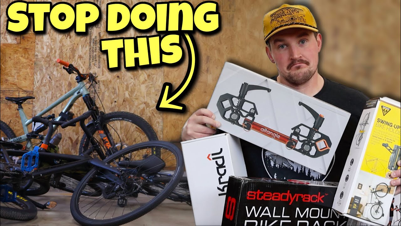 5 НОВЫХ решений для хранения велосипедов в любом гараже или сарае