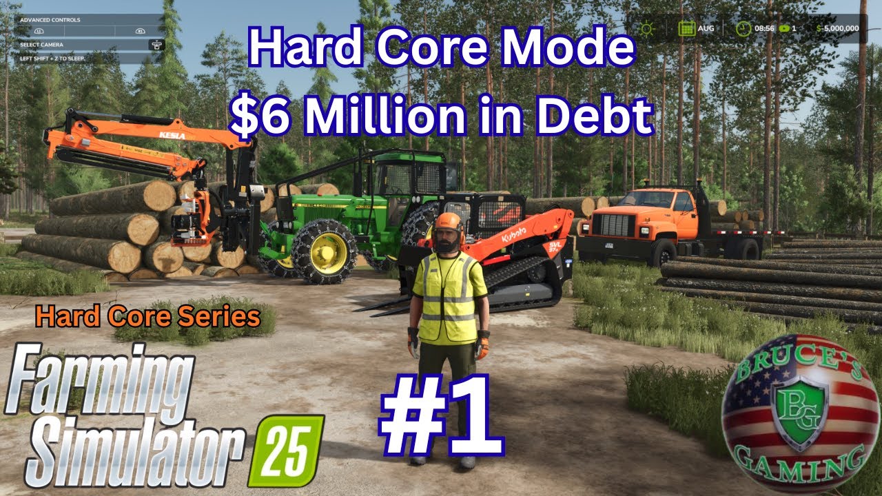 FS25|HARD CORE mode Big Time DEBT #Ziielonkaforest