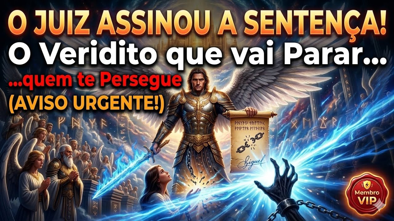 ⚖️ O JUIZ ASSINOU A SENTENÇA: O Veridito que vai Parar quem te Persegue (AVISO URGENTE) ⚖️🛡️