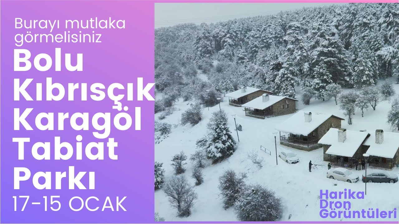 Bolu Kıbrısçık Karagöl Tabiat Parkını Tanıtmaya Çalıştım. Harika Görüntüler var.