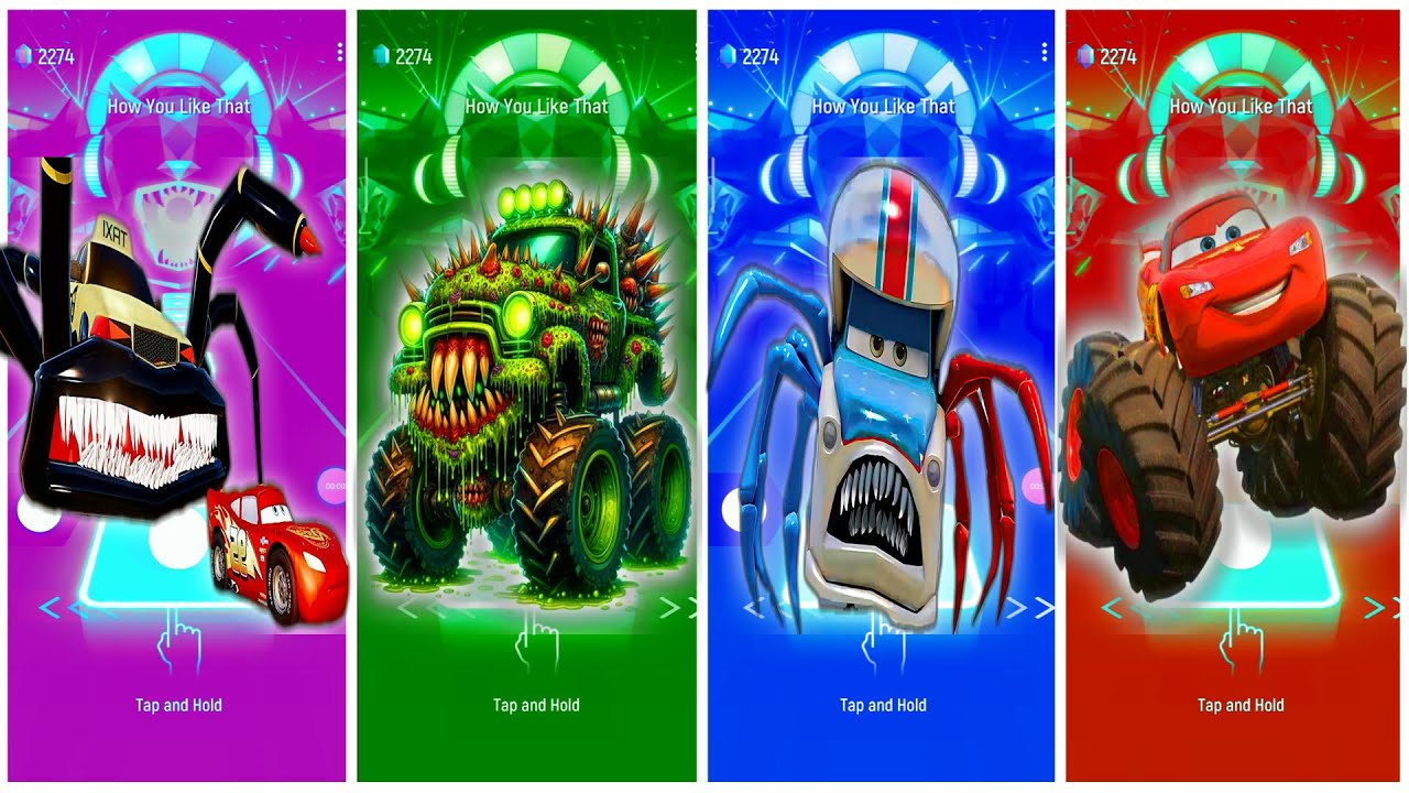 Гигантский мусоровоз Pixar Monster Eater против SNOT ROD BUS EATER MONSTER 1 против гигантского м...
