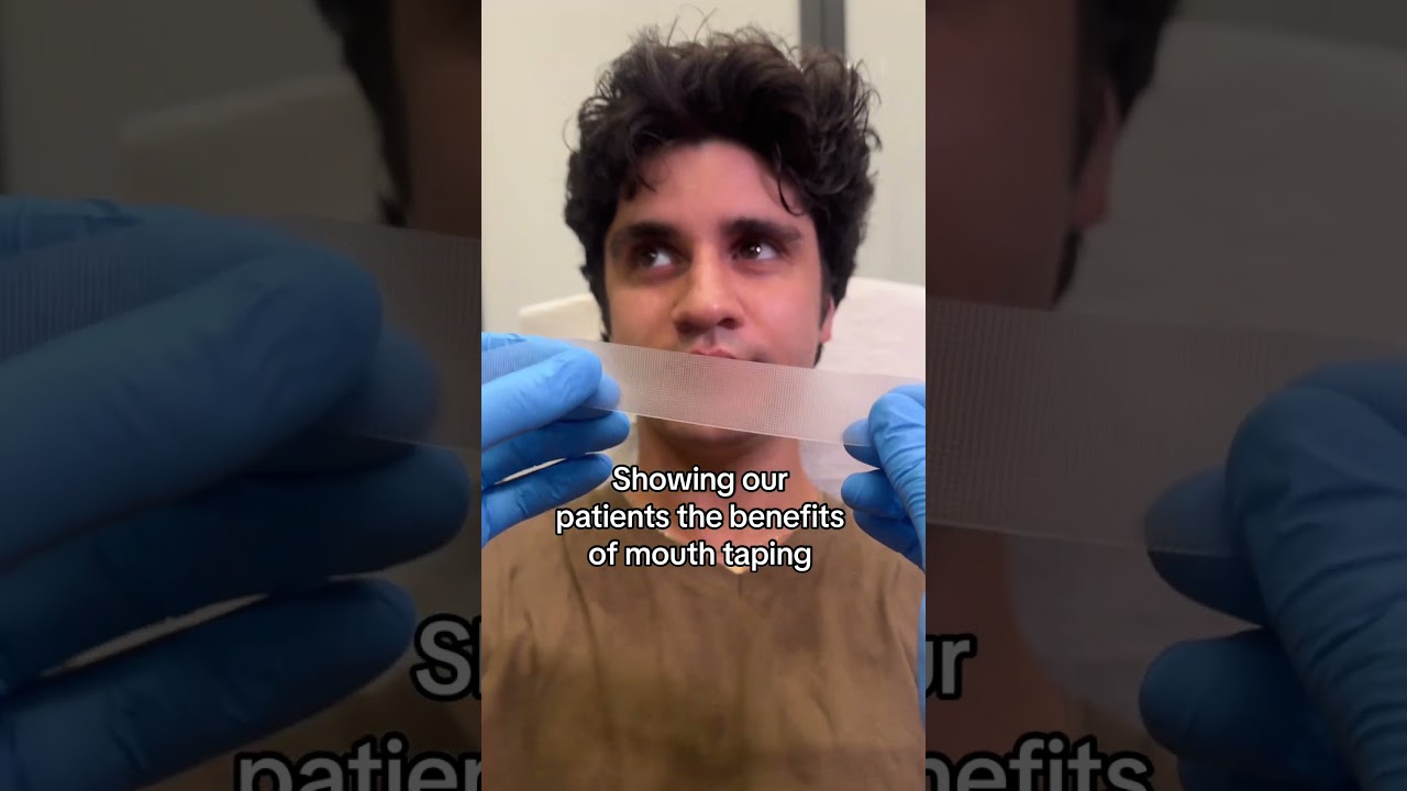 Did you know mouth taping can help prevent a double chin and snatch your jawline? 