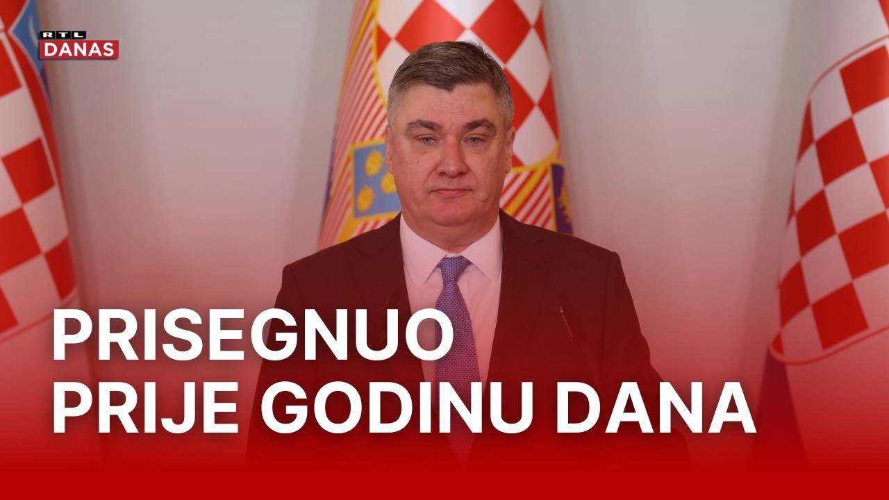 Sjećate se što je Milanović govorio prije 7 mjeseci? Priča se mijenja | RTL Danas