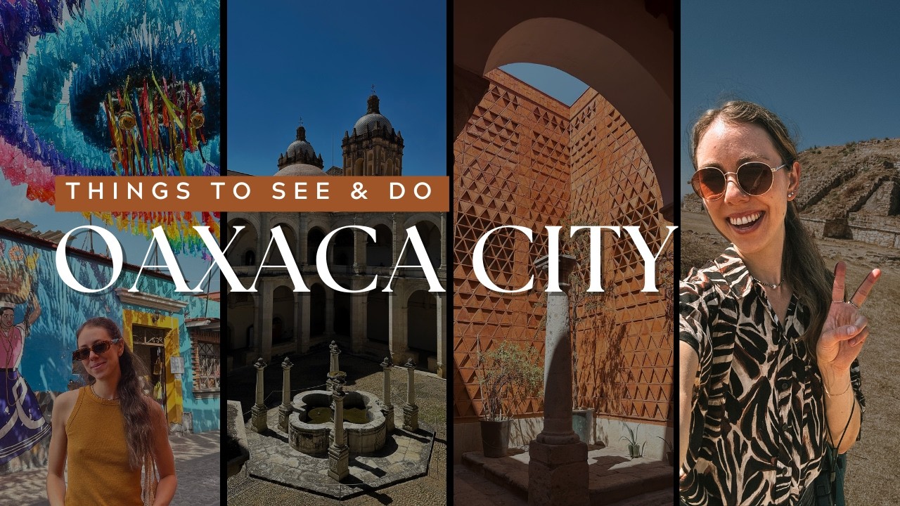 exploring oaxaca city | monte alban, hierve el agua, teotitlan del valle, mitla | mexico vlog 2025