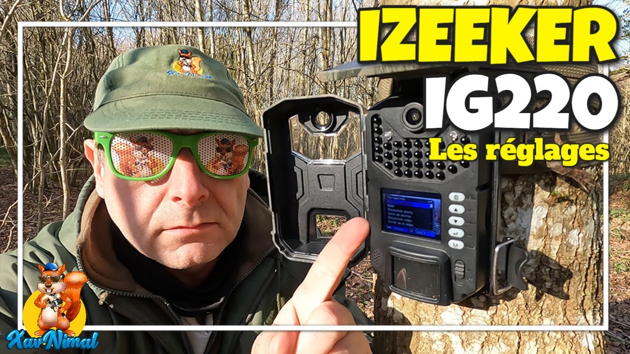 RÉGLAGE CAMÉRA CHASSE  ▬📸▬   IZEEKER IG220  👀 #izeeker