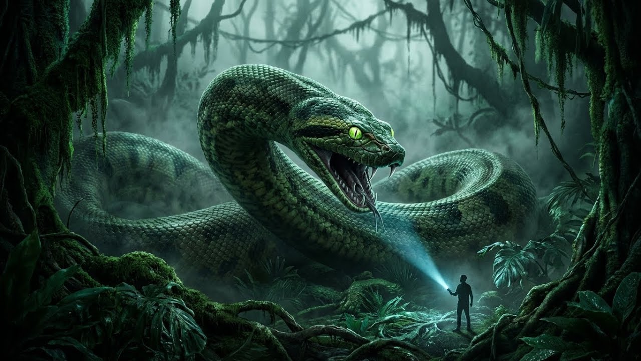 Terrifying Amazon Jungle Horror | Giant Anaconda & Dark Secrets | Best Horror Movie clip
