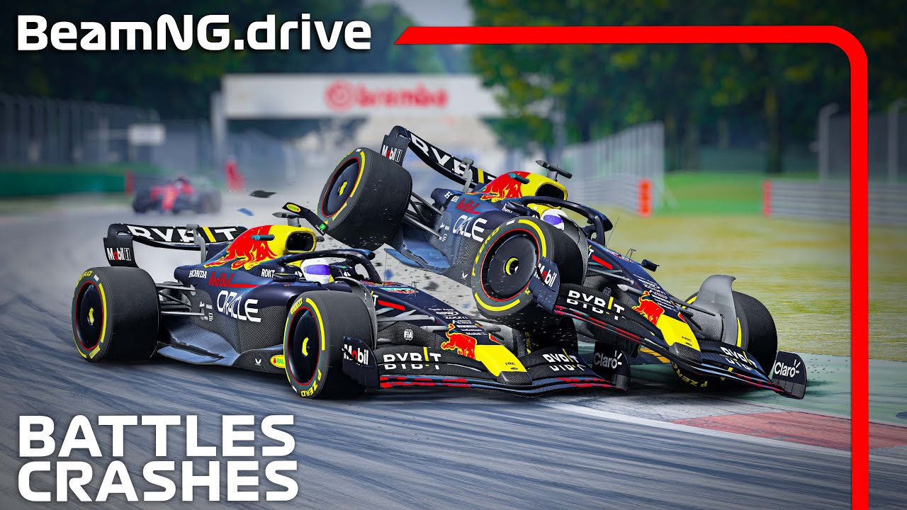 Battle Crashes #1 | BeamNG.drive | F1 MOD