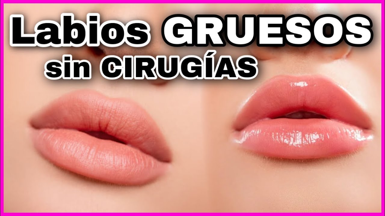 LABIOS GRUESOS SIN CIRUGIAS SOLO CON MAQUILLAJE | MAQUILLAJE DE LABIOS | NatyGloss