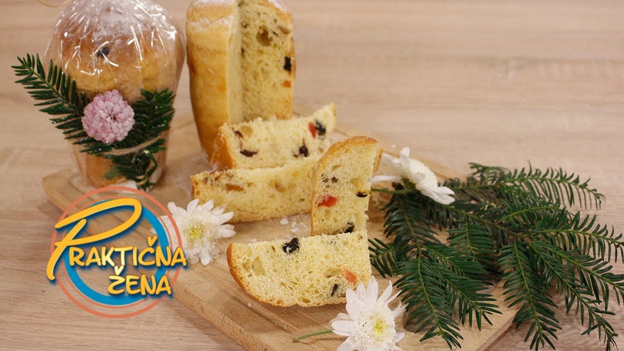 Praktična žena - Panetone kolač sa koštunjavim i kandiranim voćem