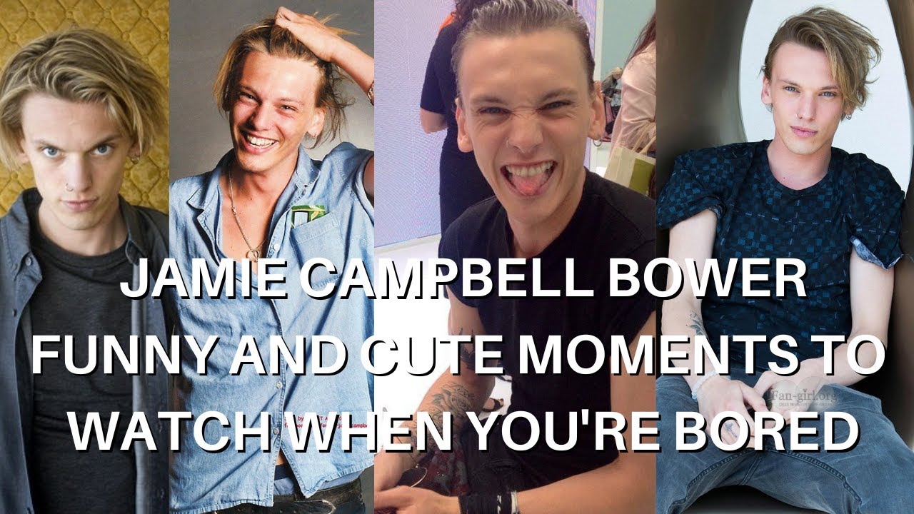 Jamie Campbell Bower funny and cute moments to watch when you're bored