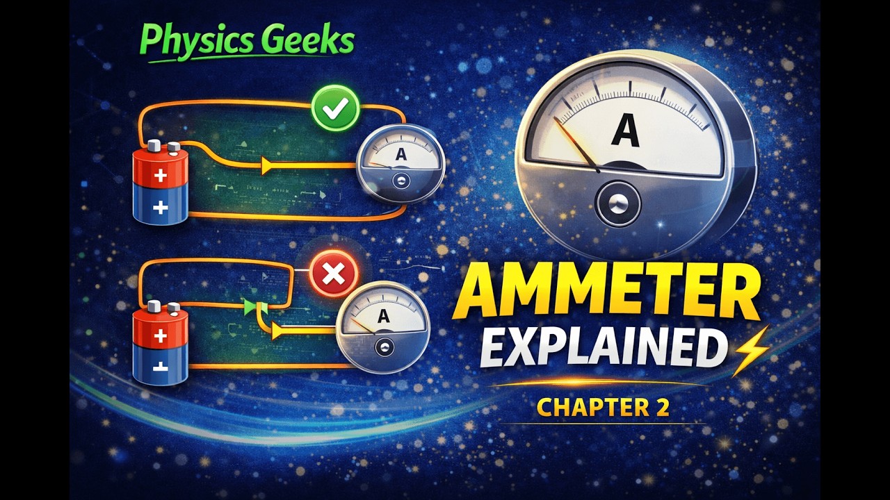 Ammeter Explained | Physics 3rd Secondary 2026 | Chapter 2