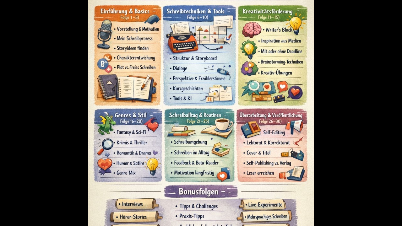 Schreibprozesse: 5 – Plot vs. freies Schreiben