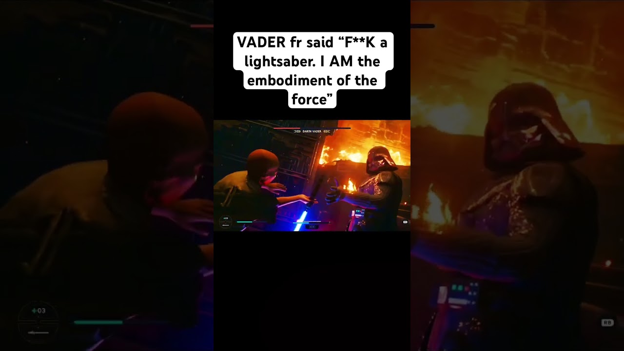 Vader hit GOD status here fr | StarWars JEDI SURVIVOR | #starwars #fyp #shorts #gaming