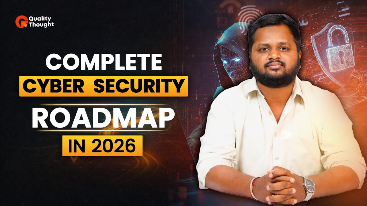Cyber Security Roadmap 2026: From Absolute Beginner to Job Ready Pro | Quality Thought