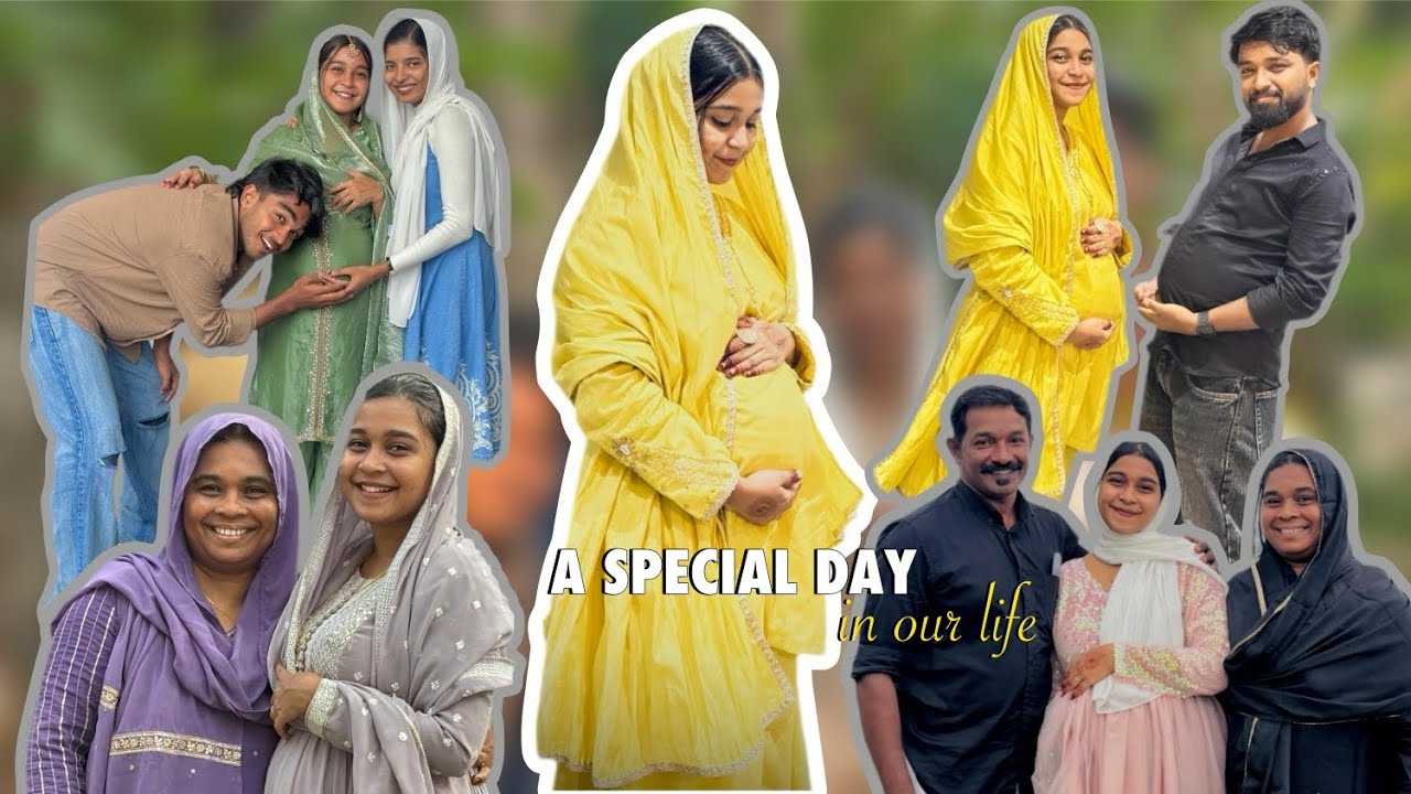 സാനൂന്റെ വയറു കാണൽ 🥰| 6th month belly viewing ceremony | ibi and family ♥️
