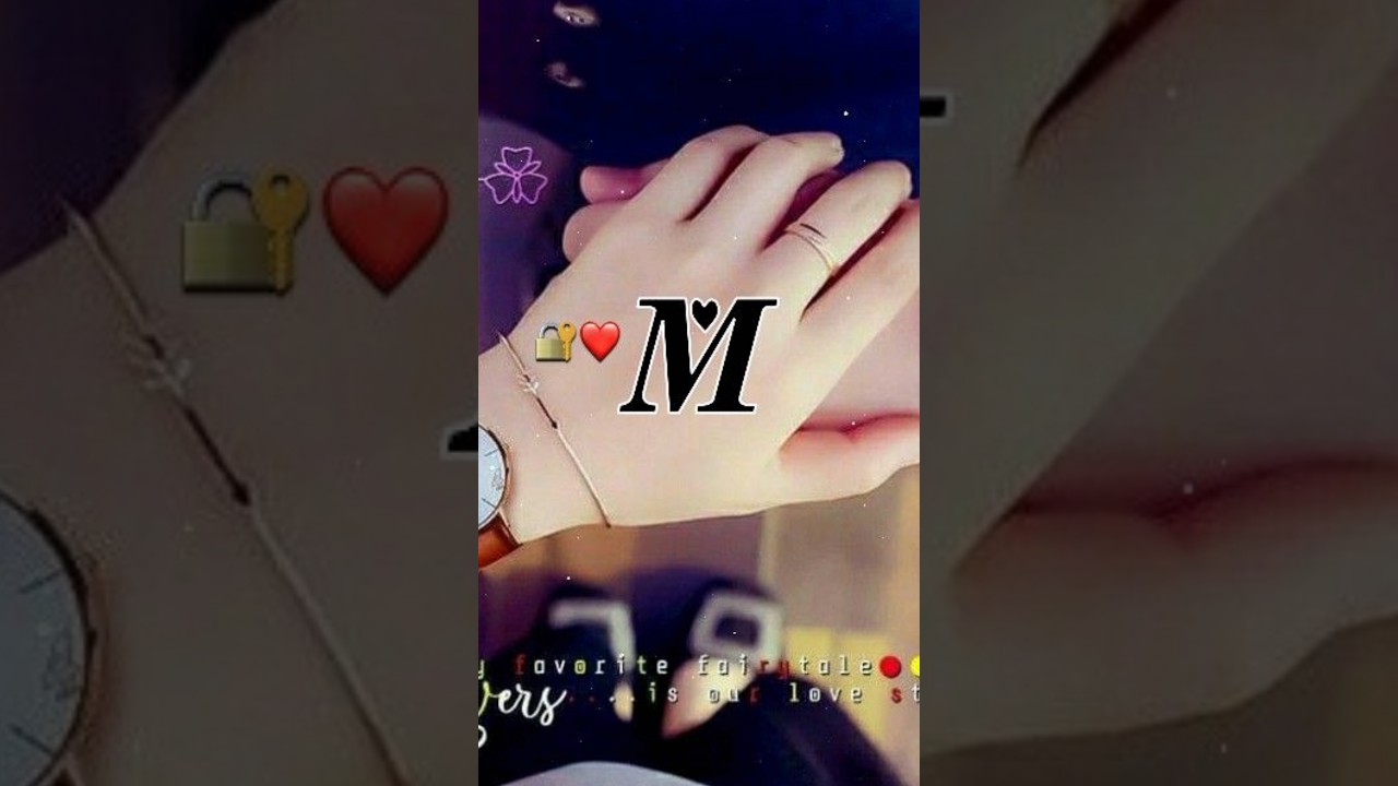 M Letter name ❤️ Love status 