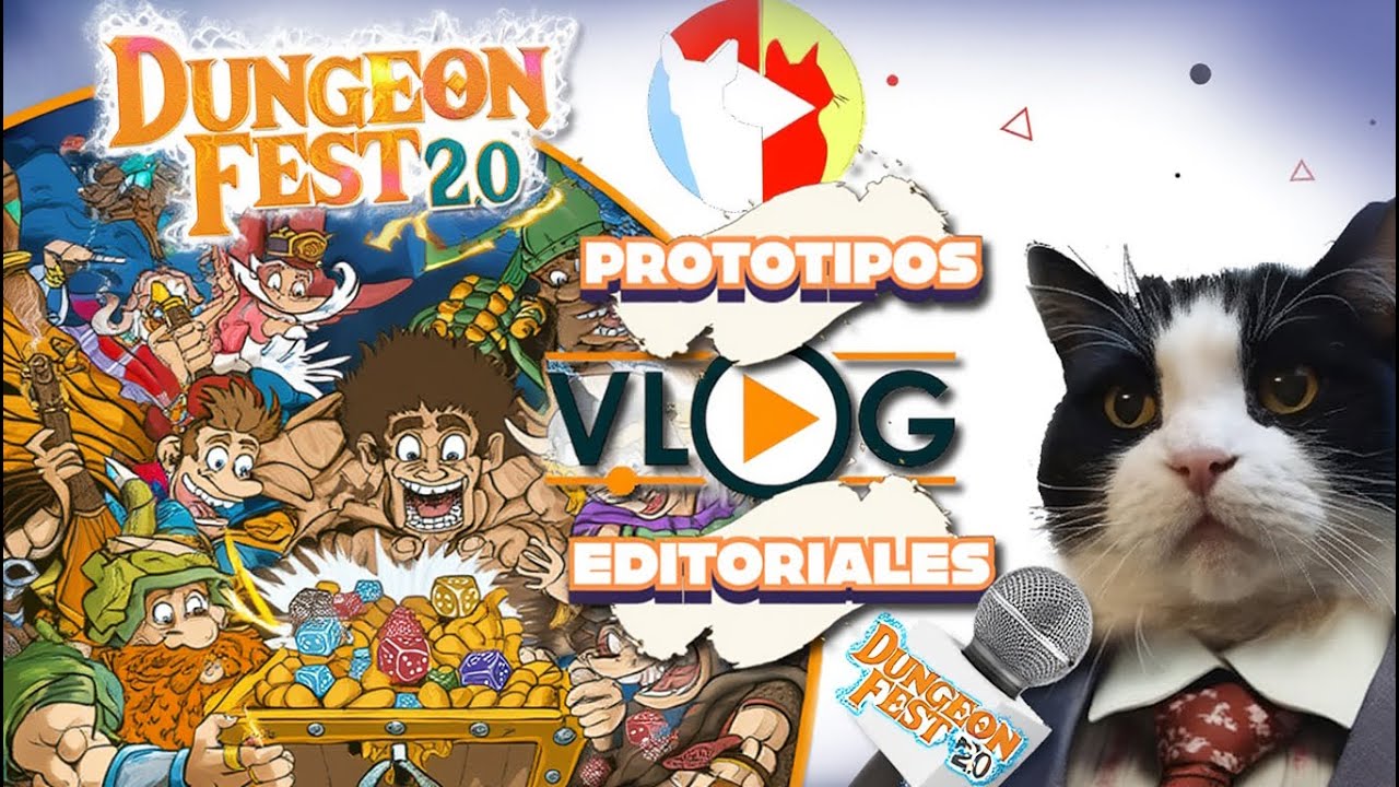 VLOG DUNGEON FEST 2.0 2025 - ENTREVISTAS, NOVEDADES, PROTOTIPOS... juegos, risas y solidaridad 🎲✨