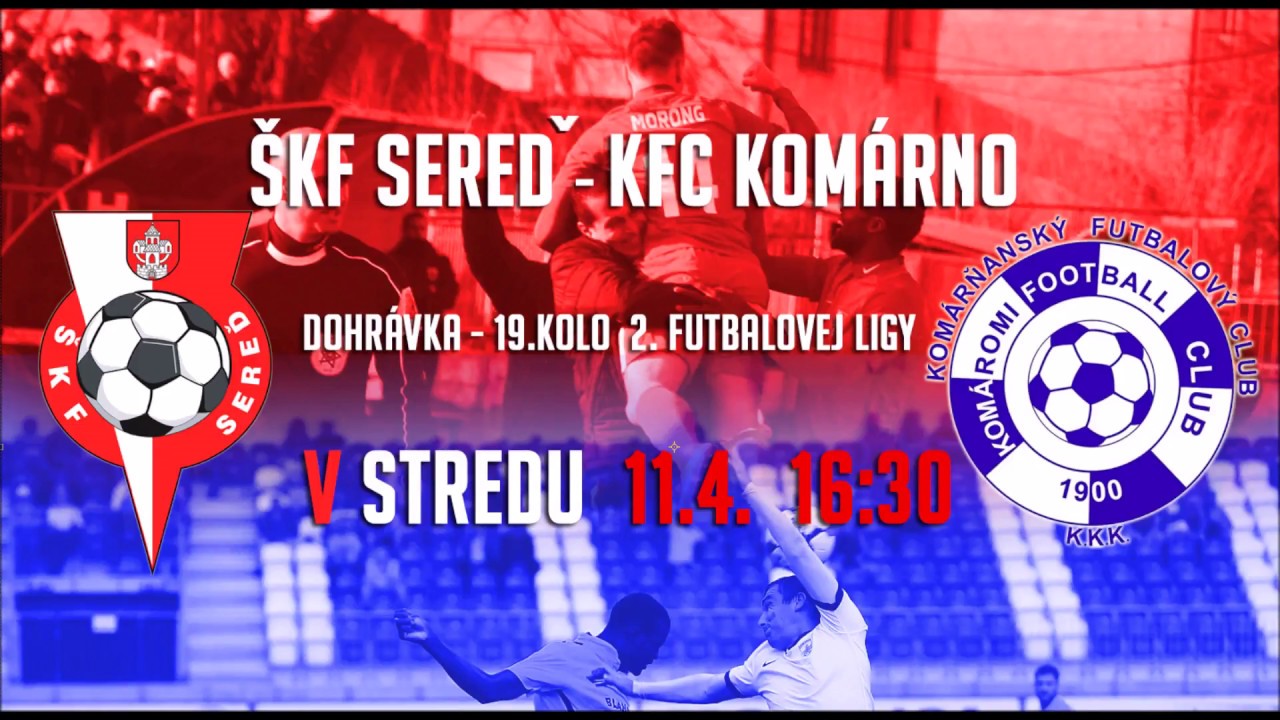 ŠKF Sereď - KFC Komárno 3:0 (1:0)
