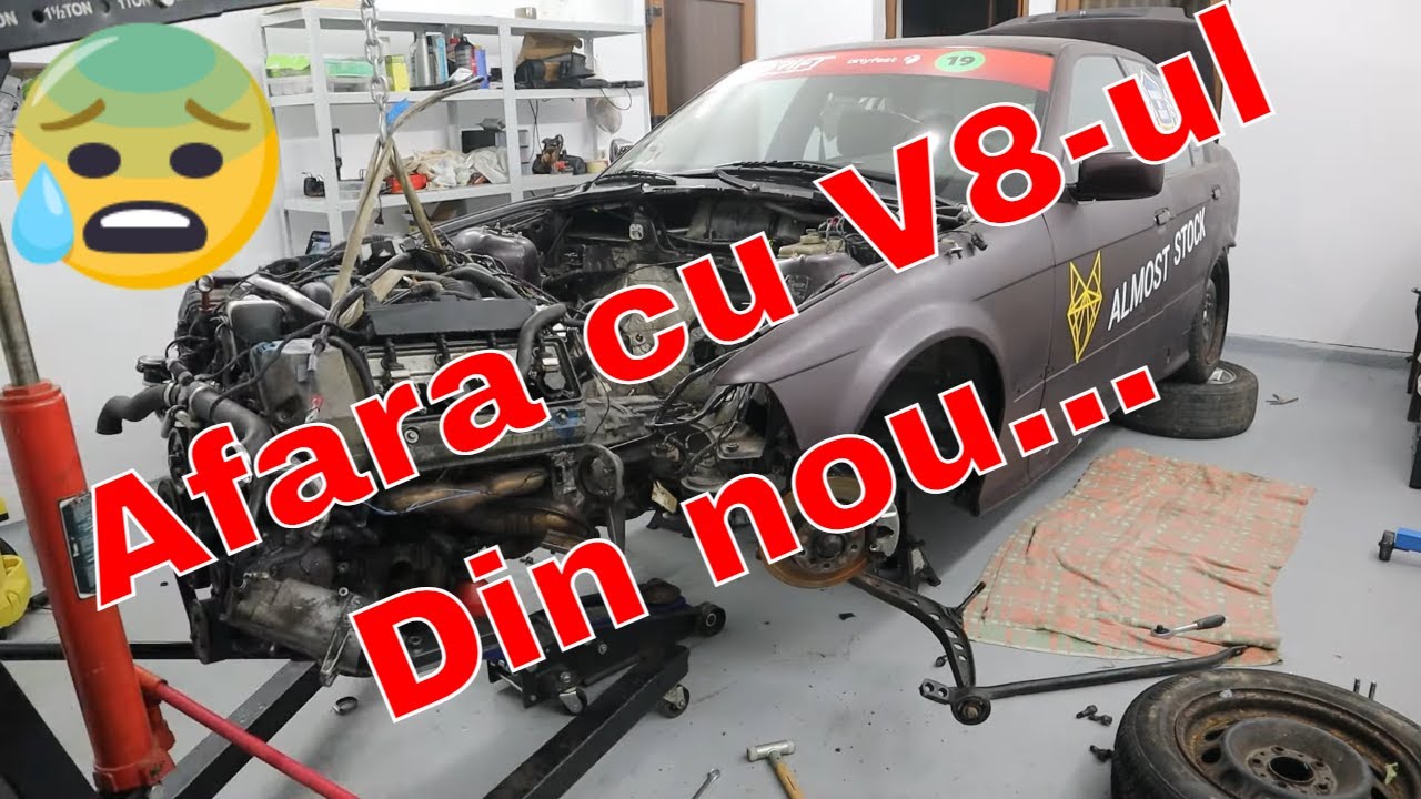 BMW E36 Drift Project Part 18 - Afara cu V8-ul