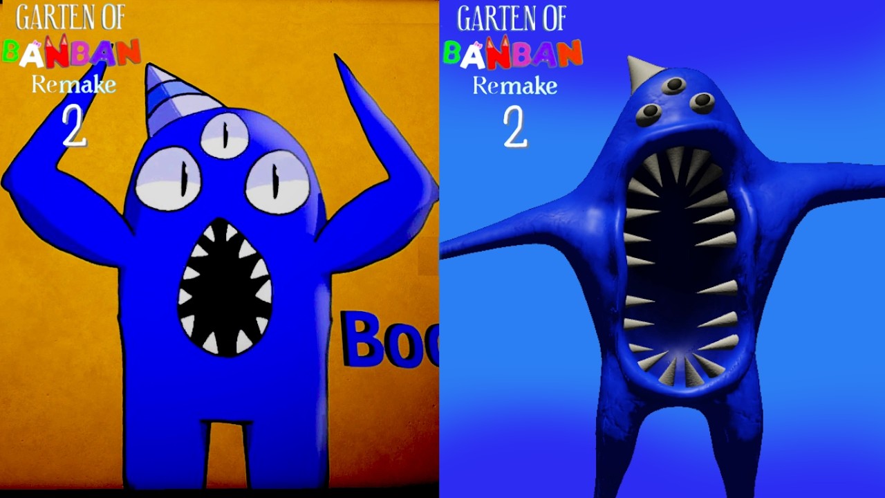 Garten of Banban Remake 2 - New GOBB Remaster - Gameplay walkthrough.