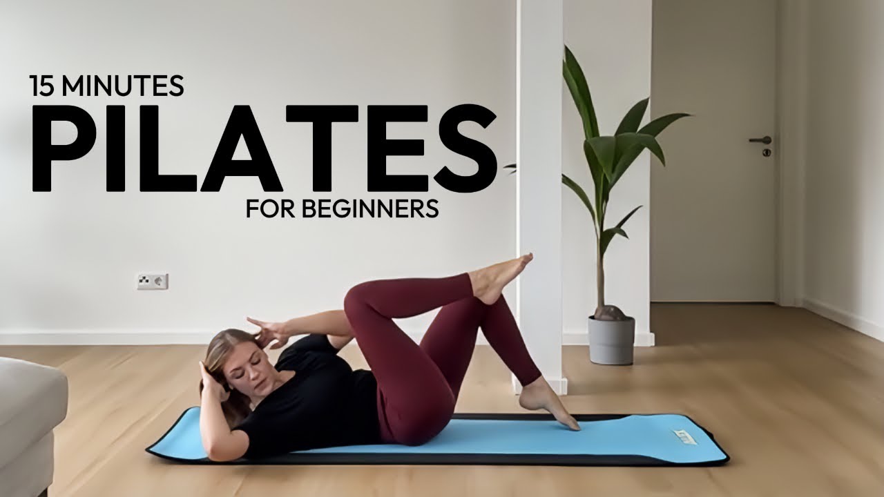 15 MIN BEGINNNER PILATES WORKOUT // No Equipment / Jenny Köhn