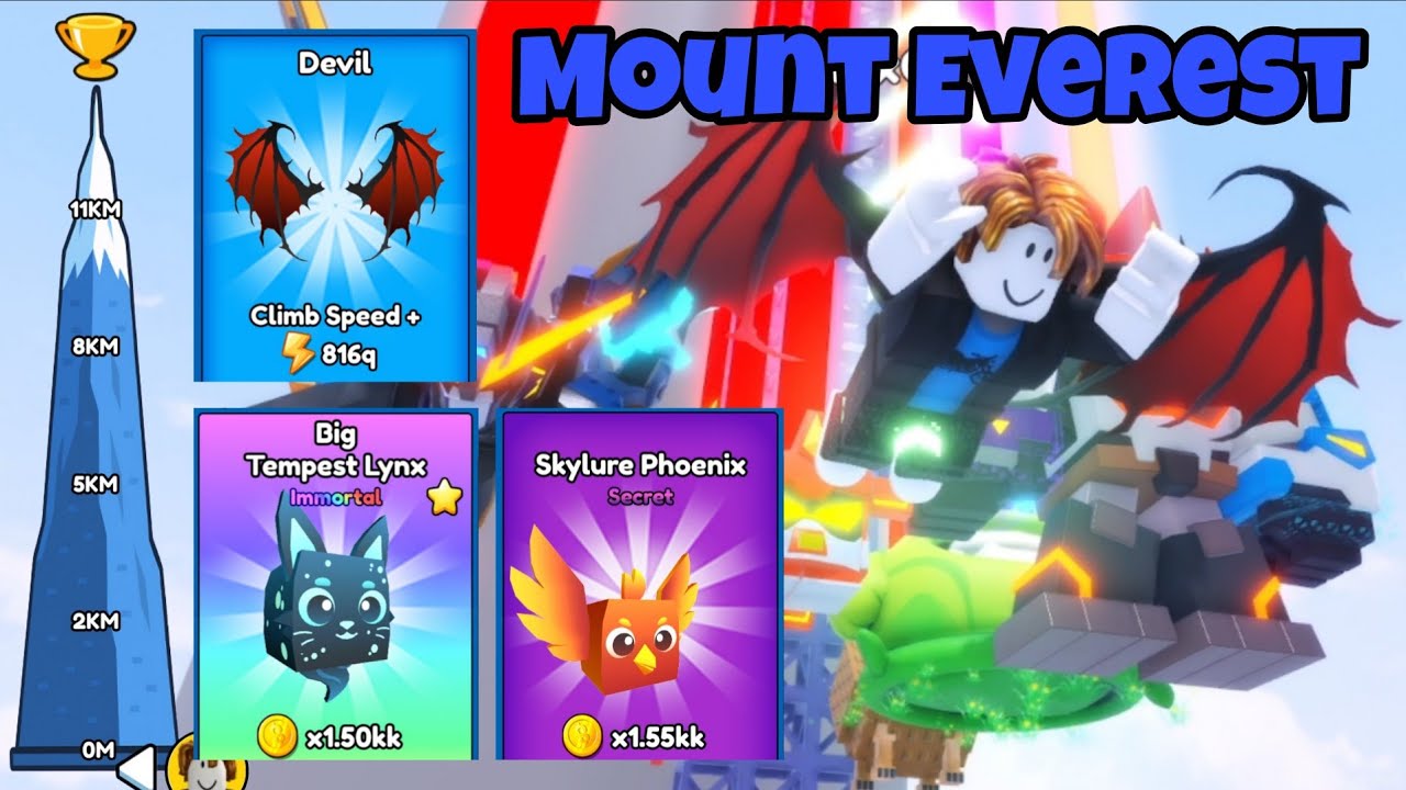 DEVIL+ UNLOCKED! Got SECRET Skylure Phoenix + Immortal Big Tempest Lynx – Climb & Jump Tower