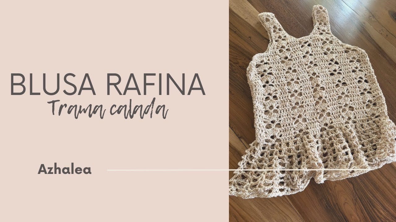 BLUSA RAFINA - trama calada 