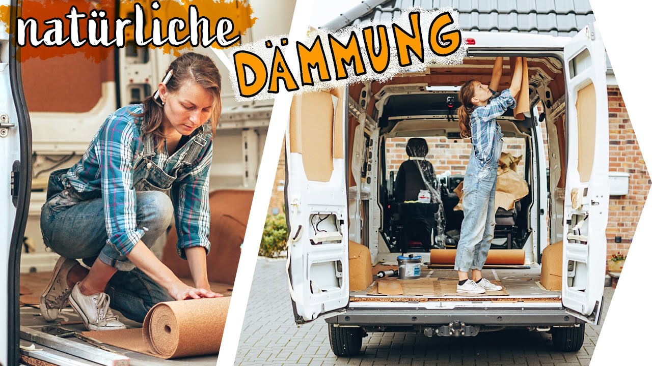 NACHHALTIGE DÄMMUNG IM CAMPER AUSBAU | Fiat Ducato Ausbau | Natürliche Dämmung mit Kork