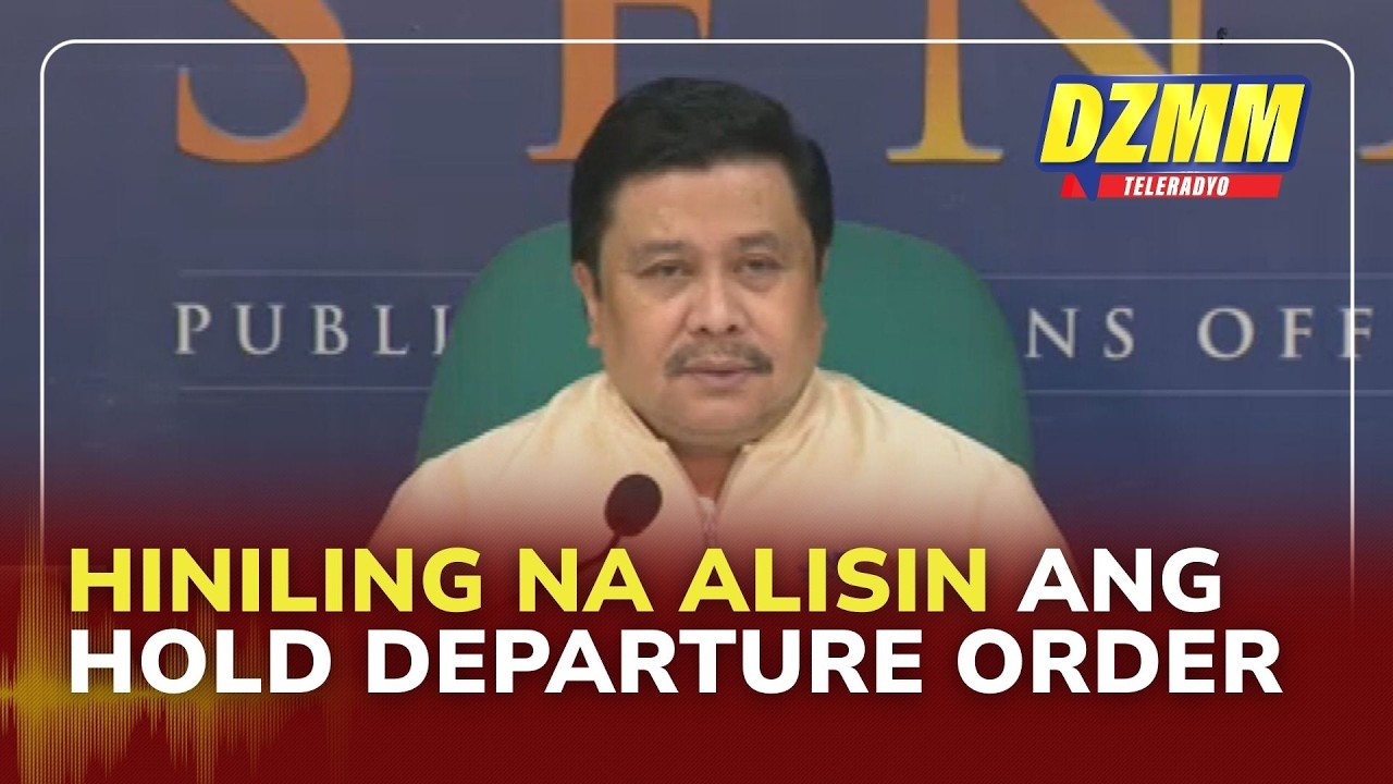 Estrada asks Manila court to lift hold departure order against him | DZMM Teleraydo (12 March 2026)